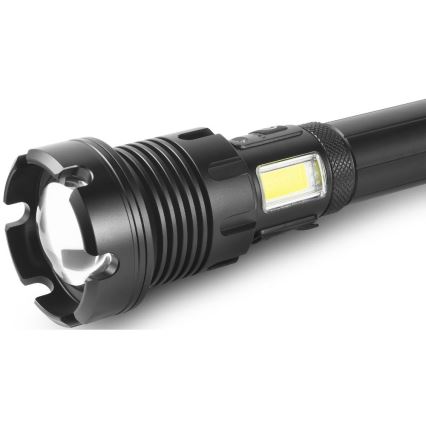 LED Oplaadbare aluminium zaklamp met powerbankfunctie LED/4400 mAh 2200 lm IP44