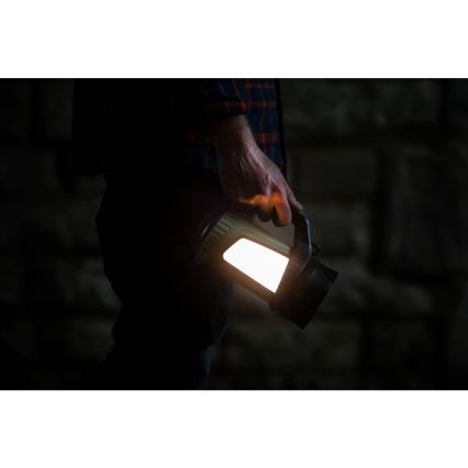 Retlux - LED Dimbare Buiten Oplaadbare Zaklamp met Powerbank LED/21W/4400 mAh IP44
