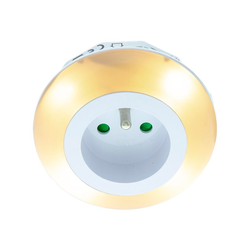 LED Oriëntatie Lamp met een Schemer Sensor en Stekker LED/0,6W/230V