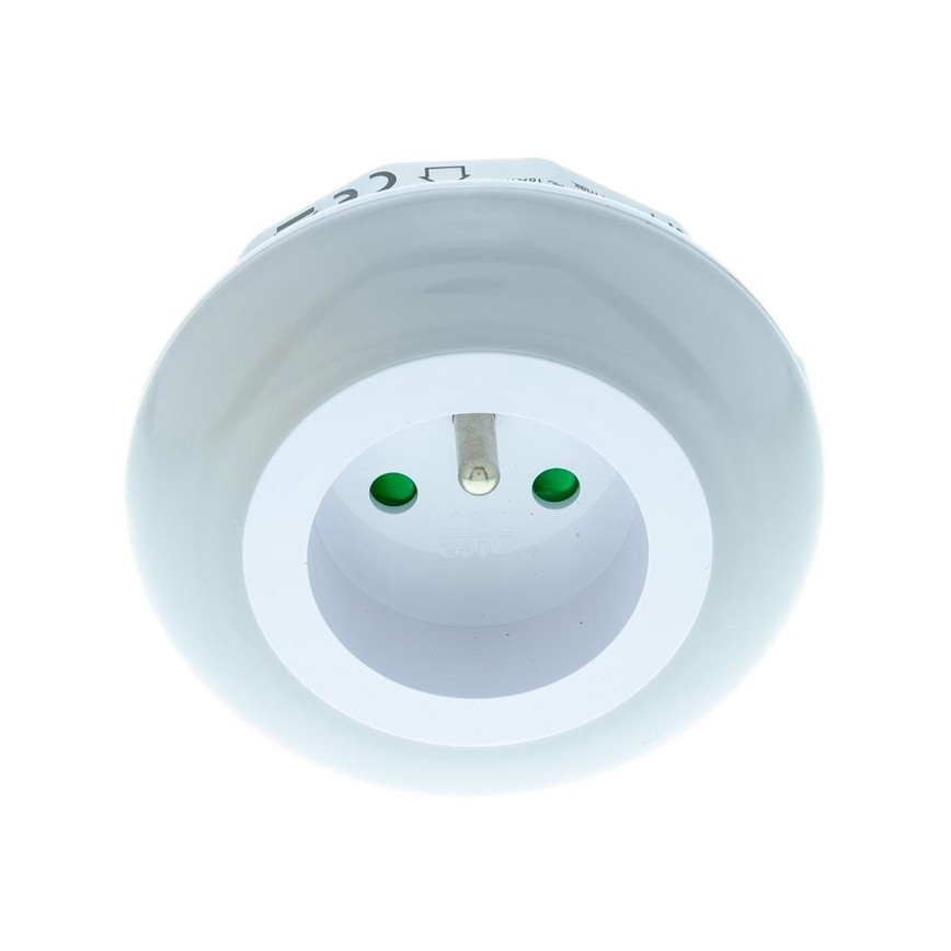 LED Oriëntatie Lamp met een Schemer Sensor en Stekker LED/0,6W/230V