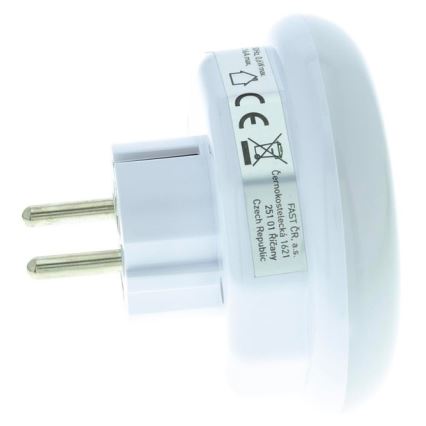LED Oriëntatie Lamp met een Schemer Sensor en Stekker LED/0,6W/230V