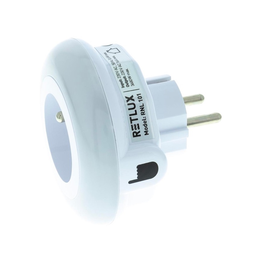 LED Oriëntatie Lamp met een Schemer Sensor en Stekker LED/0,6W/230V
