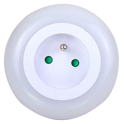 LED Oriëntatie Lamp met een Schemer Sensor en Stekker LED/0,6W/230V