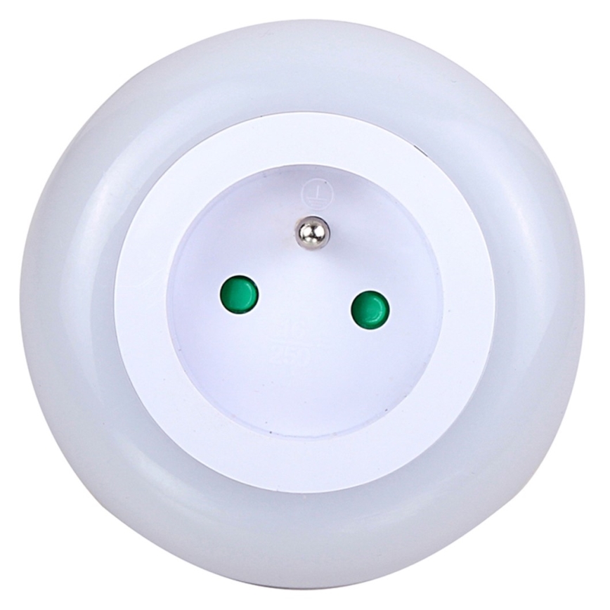 LED Oriëntatie Lamp met een Schemer Sensor en Stekker LED/0,6W/230V