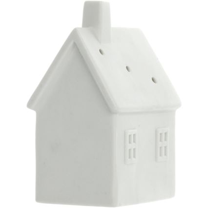 LED Porselein decoratie LED/3xLR44/warm wit huis wit