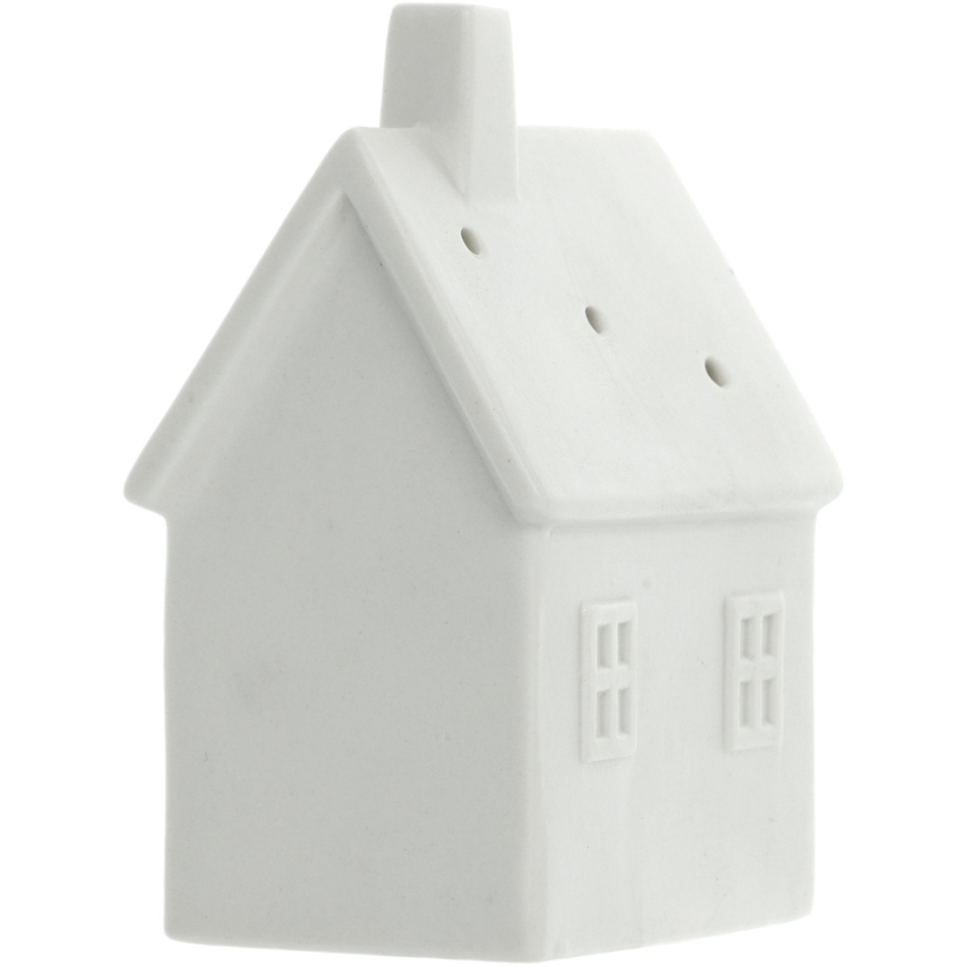 LED Porselein decoratie LED/3xLR44/warm wit huis wit