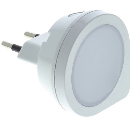 LED Stopcontact-oriëntatielicht met sensor LED/0,4W/230V 3000K wit