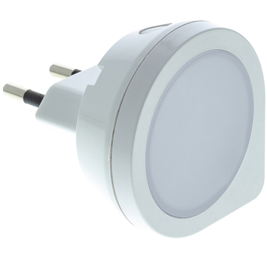 LED Stopcontact-oriëntatielicht met sensor LED/0,4W/230V 3000K wit