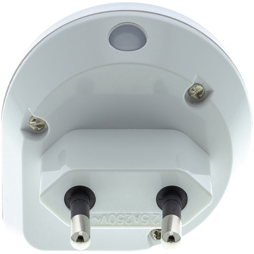 LED Stopcontact-oriëntatielicht met sensor LED/0,4W/230V 3000K wit