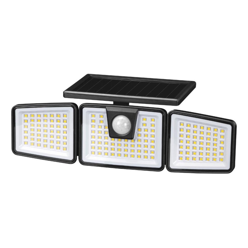 Retlux - LED-zonneschijnwerper met sensor, 6,5 W, 3,7 V, 1200 mAh, IP44