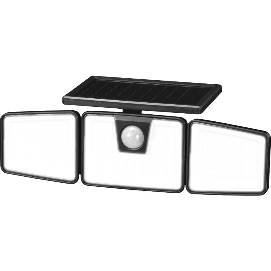 Retlux - LED-zonneschijnwerper met sensor, 6,5 W, 3,7 V, 1200 mAh, IP44