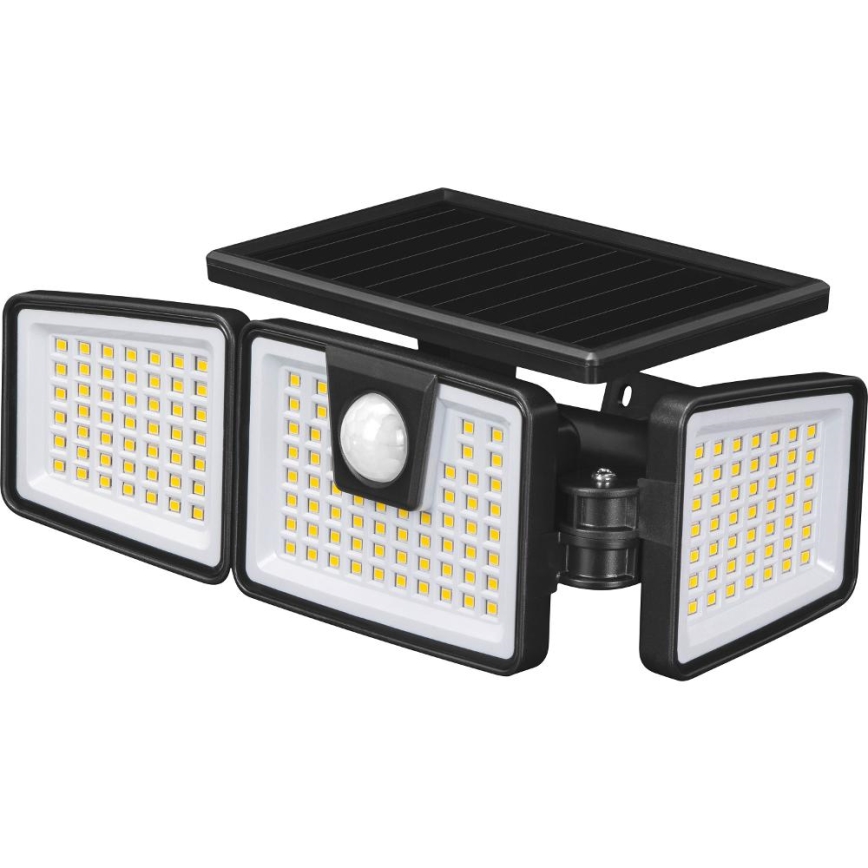 Retlux - LED-zonneschijnwerper met sensor, 6,5 W, 3,7 V, 1200 mAh, IP44