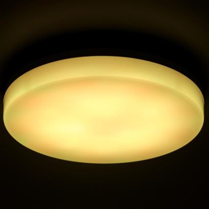 Plafonnier RGBW à intensité variable salle de bain LED/20W/230V Wi-Fi IP44 blanc