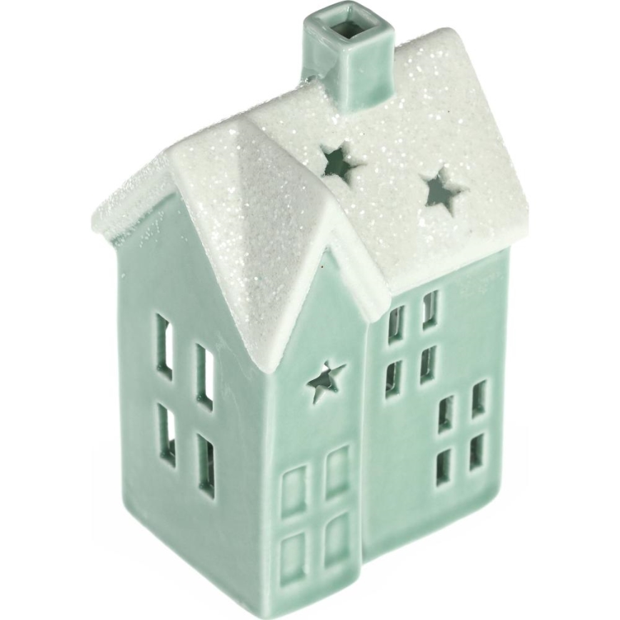 Porseleinen kaarsenhuis 11,1 cm mint