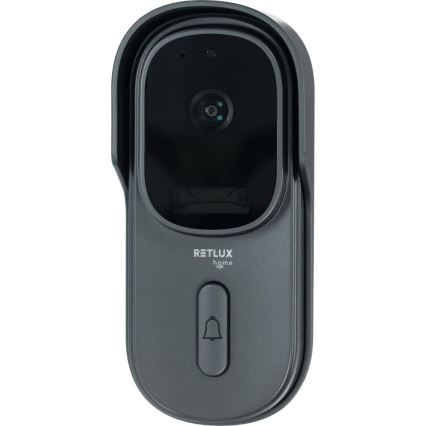 Video deurbel met bewegingssensor 5MPx 1440p 5200 mAh Wi-Fi IP65 antraciet