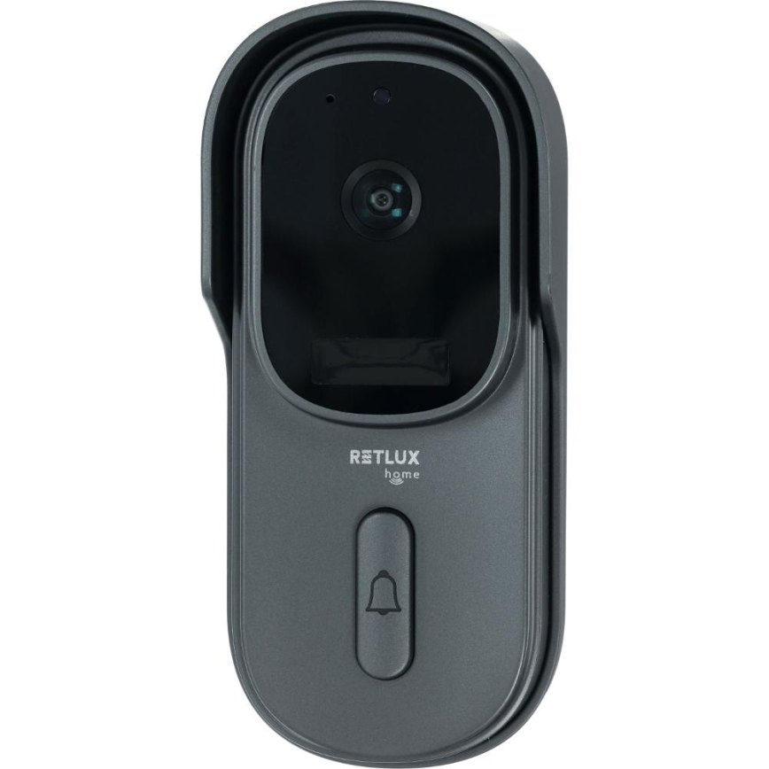 Video deurbel met bewegingssensor 5MPx 1440p 5200 mAh Wi-Fi IP65 antraciet