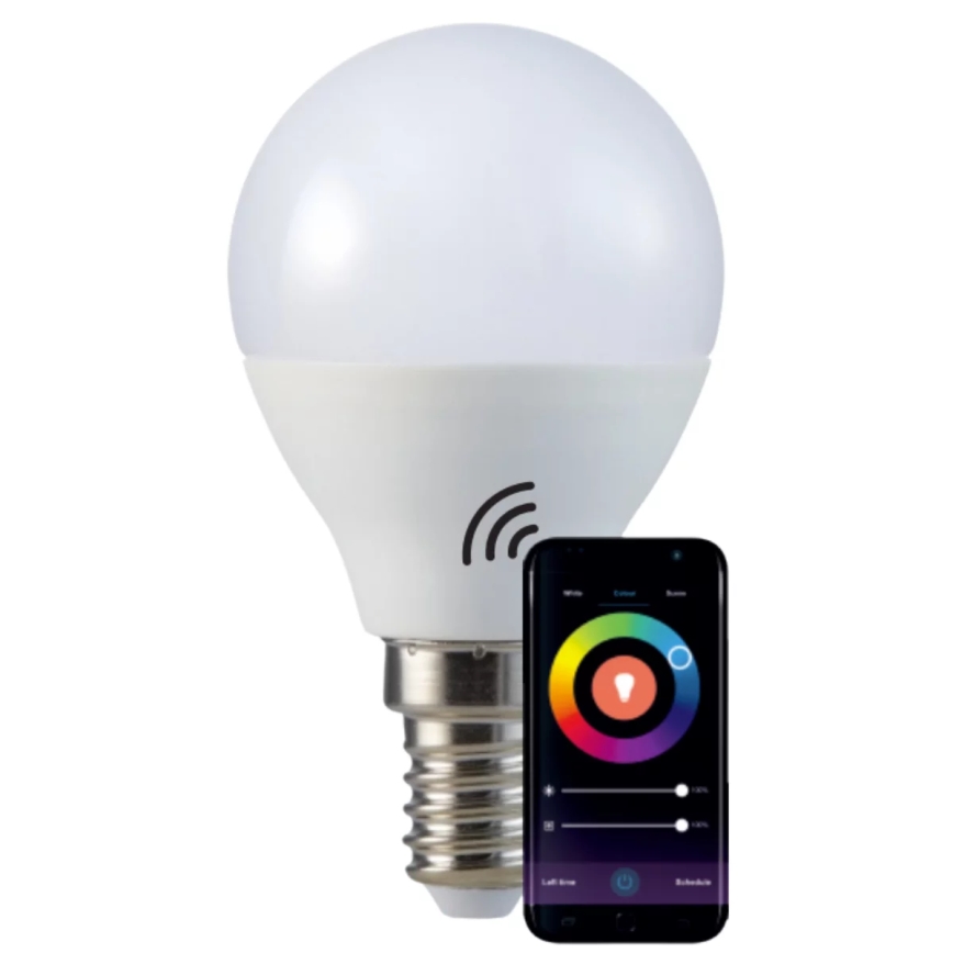 RGB Dimbare LED Lamp G45 E14/5,5W/230V 3000-6500K Wi-fi Tuya