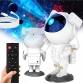 RGB LED-projector LED/5W/5V astronaut + afstandsbediening
