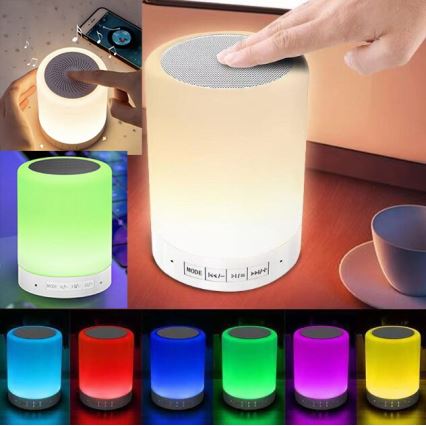 RGB-LED-tafellamp met luidspreker LED/5V