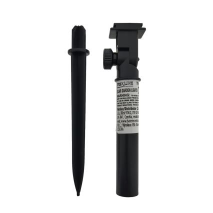 RGB LED zonnelamp 10xLED/1,2V 300 mAh IP44 zwart