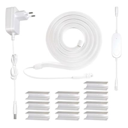 RGBIC Dimbare LED strip GoSmart LED/24W/230V 3 m Wi-Fi Tuya