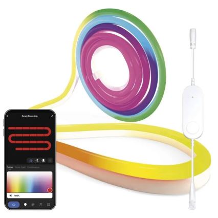 RGBIC Dimbare LED strip GoSmart LED/24W/230V 3 m Wi-Fi Tuya