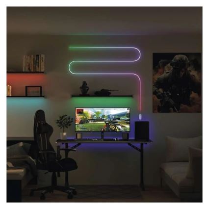 RGBIC Dimbare LED strip GoSmart LED/33W/230V 5 m Wi-Fi Tuya