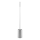 Ridder - Brosse WC 66x8,8 cm, chromée brillante