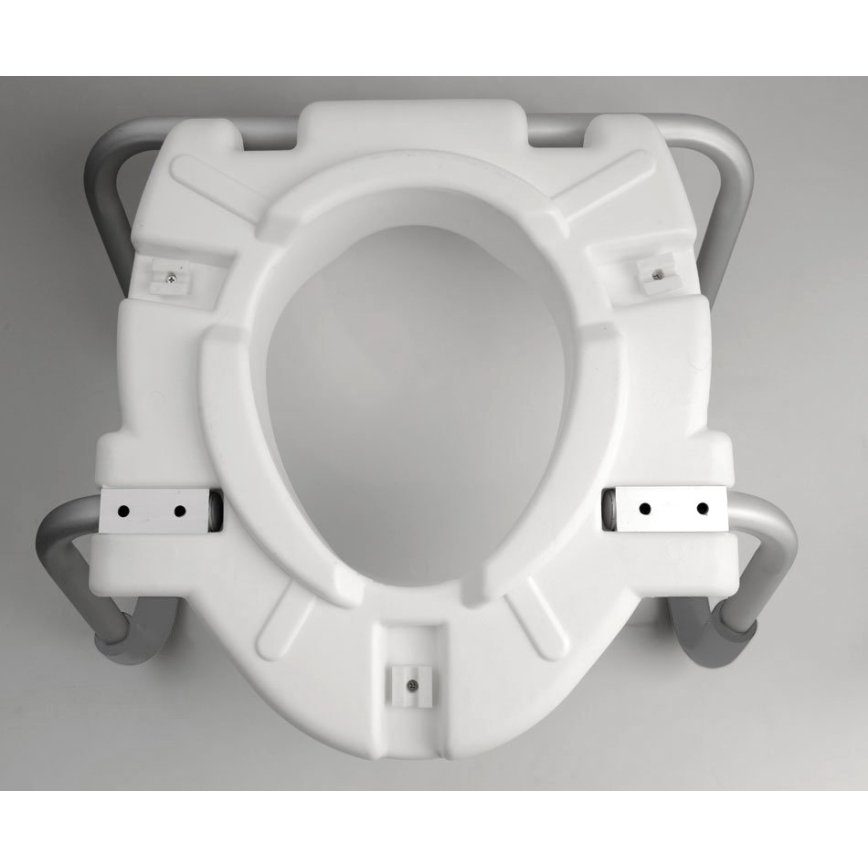 Ridder - Siège WC rehaussé avec poignées, blanc