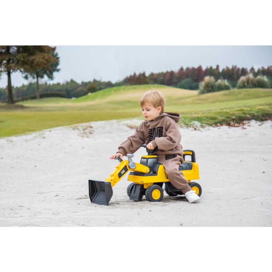Ride-on push lader CAT geel/zwart