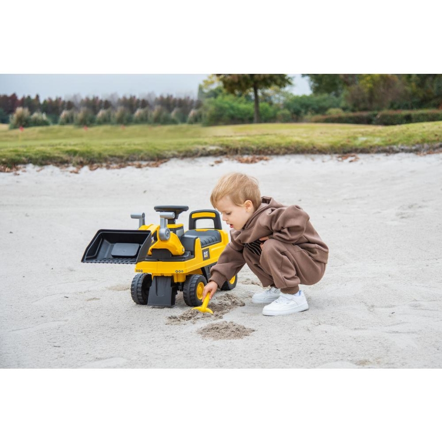 Ride-on push lader CAT geel/zwart