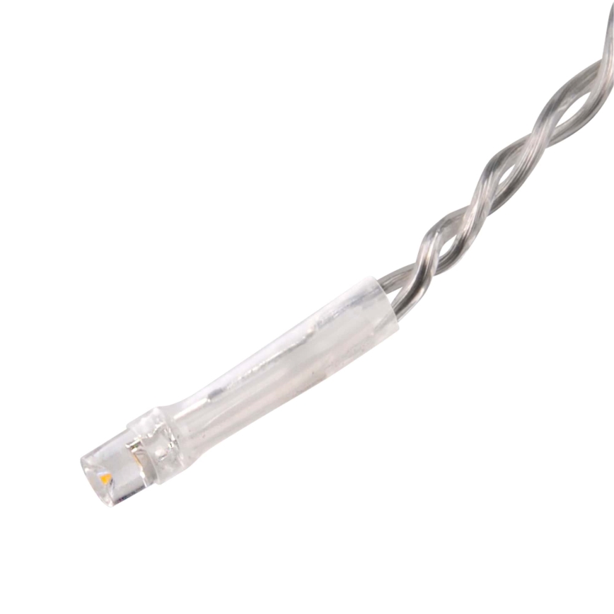Rideau de Noël ESTELLA 47xLED/8 fonctions 3,5 m blanc chaud