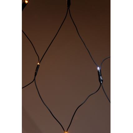 Rideau de Noël extérieur NET 240xLED/7,2W/230V 1,5x2 m IP44 blanc chaud