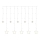 Rideau lumineux LED de Noël 115xLED/1,35W 6,85x1,05 m blanc chaud