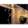 Rideau lumineux LED d'extérieur 120 LED, 8 fonctions, 9 m, IP44, blanc chaud