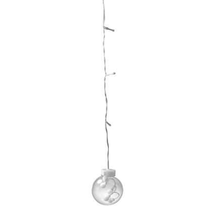 Rideau lumineux LED WISH BALLS, 108 LED / 8 fonctions, 4,5 m, blanc chaud