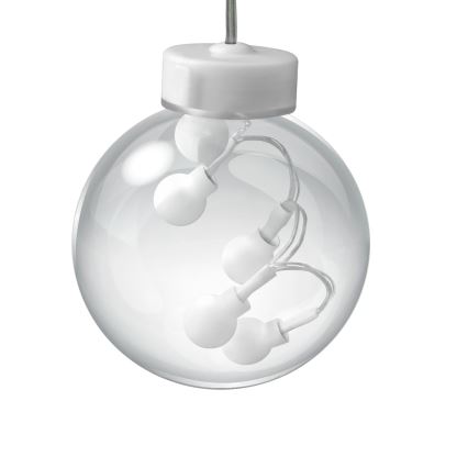 Rideau lumineux LED WISH BALLS, 108 LED / 8 fonctions, 4,5 m, blanc chaud