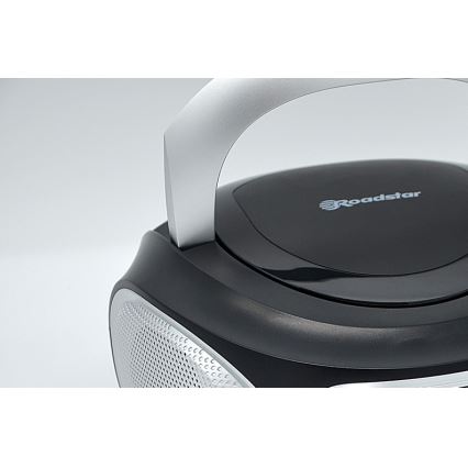 Roadstar CDR-365U/SL - Radio met FM/PLL en USB 32W/230V/4xLR14 zwart/zilver