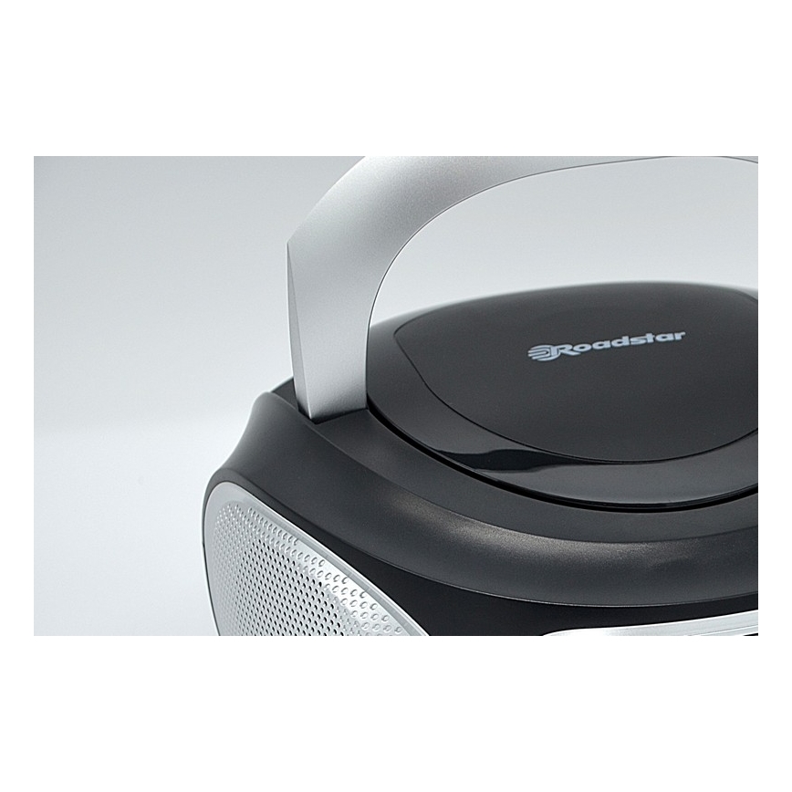 Roadstar CDR-365U/SL - Radio met FM/PLL en USB 32W/230V/4xLR14 zwart/zilver