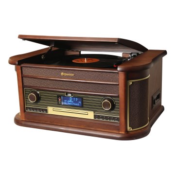 Roadstar HIF-1996D+BT - Hi-Fi-systeem met platenspeler, radio, CD-speler en cassettedeck 40W/230V + afstandsbediening