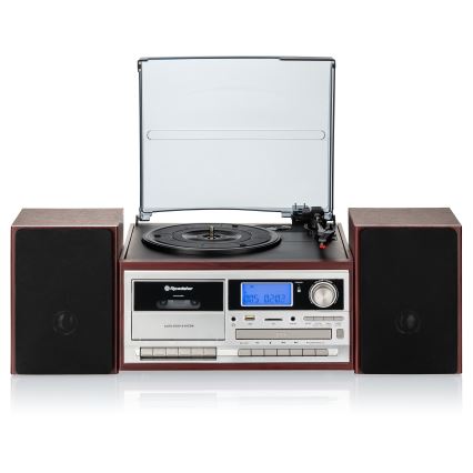 Roadstar HIF-8892 EBT - Hi-Fi-systeem met platenspeler, CD en cassette, 64W/230V + afstandsbediening
