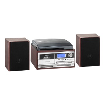 Roadstar HIF-8892 EBT - Hi-Fi-systeem met platenspeler, cd- en cassettespeler 64W/230V + afstandsbediening