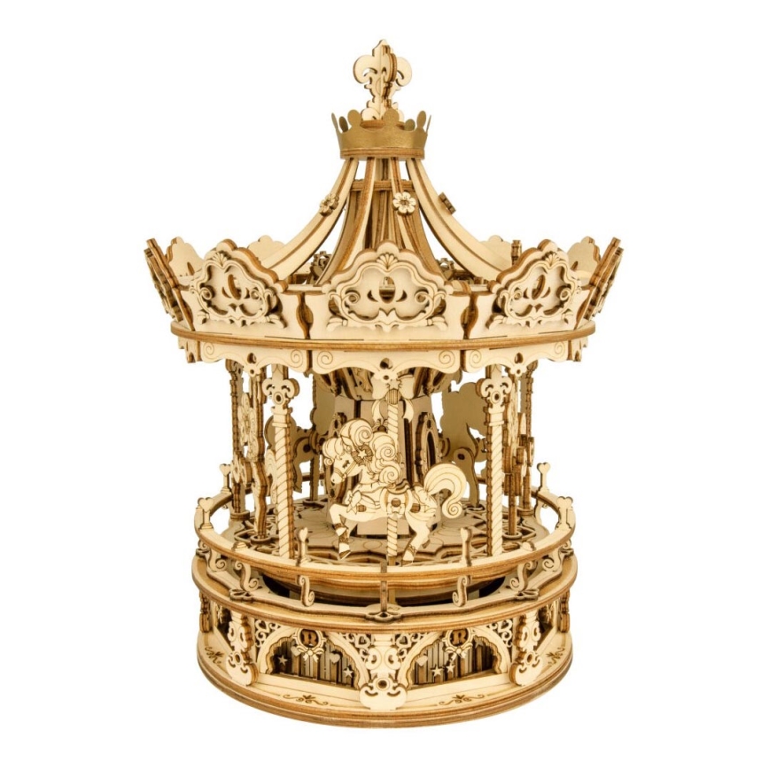 RoboTime - 3D muziekdoos puzzel Romantische carrousel