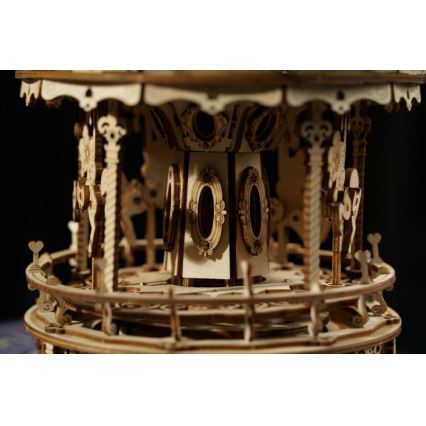 RoboTime - 3D muziekdoos puzzel Romantische carrousel