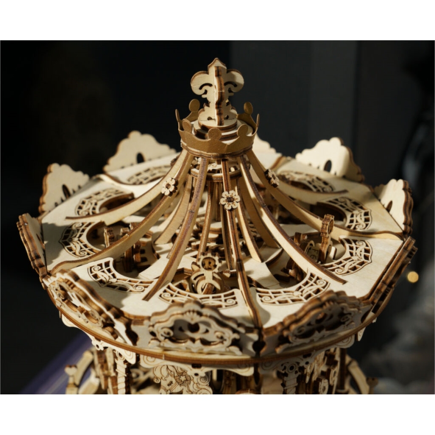 RoboTime - 3D muziekdoos puzzel Romantische carrousel