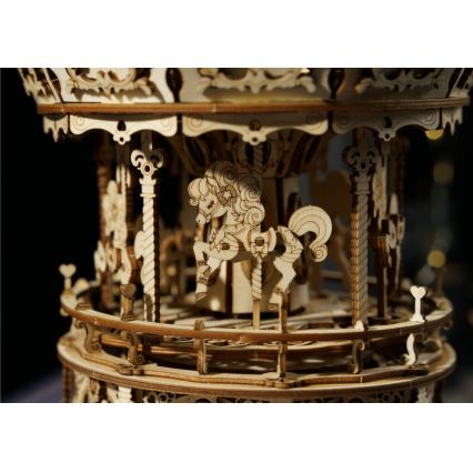 RoboTime - 3D muziekdoos puzzel Romantische carrousel
