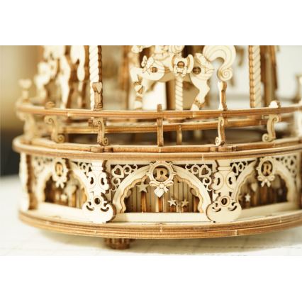 RoboTime - 3D muziekdoos puzzel Romantische carrousel