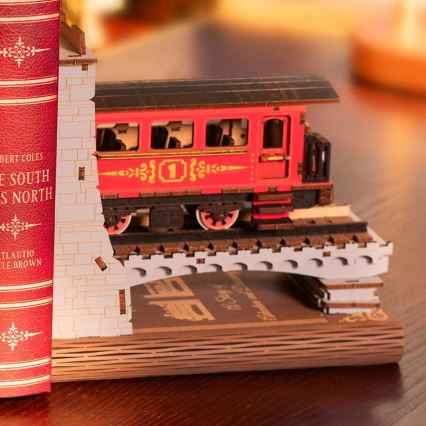 RoboTime - 3D-puzzel Boekenstop Historische stoomtrein