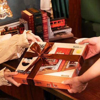 RoboTime - 3D-puzzel Boekenstop Historische stoomtrein