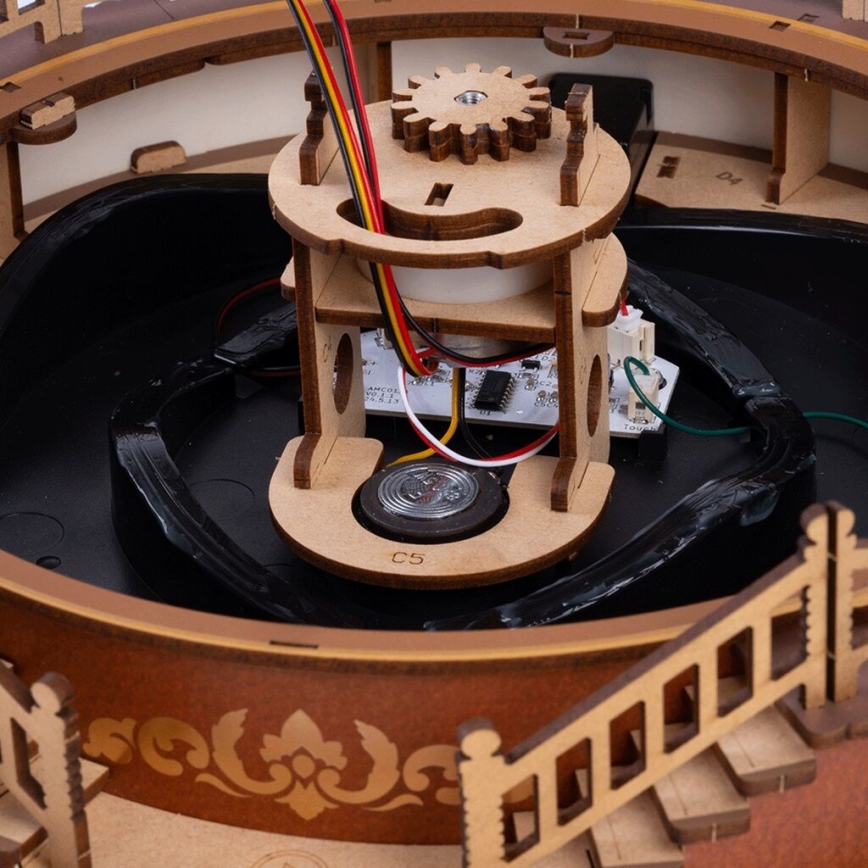 RoboTime - 3D puzzel speeldoos Klassieke draaimolen 5V